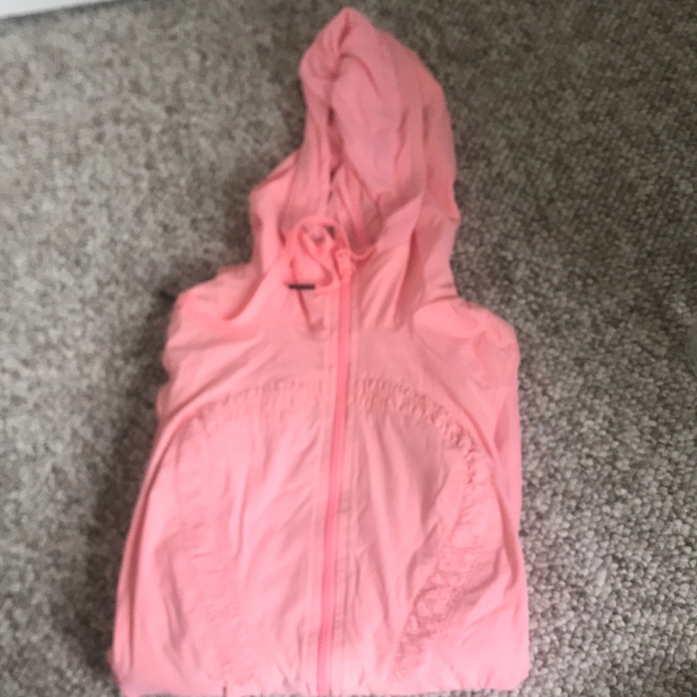 Lulu lemon zip up. Worn but price reflects that